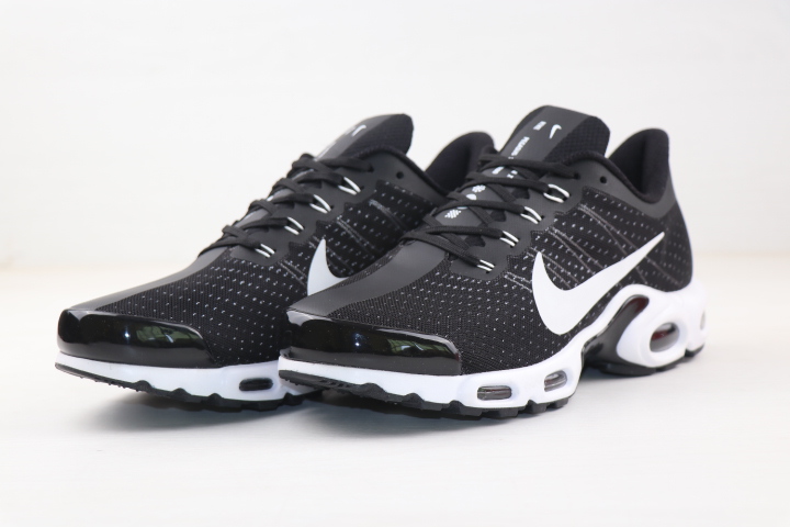 2021 Nike Air Max Plus Mesh Black White